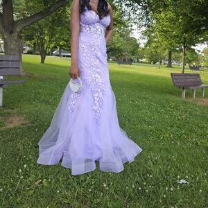 COPY - Elegant Lavender Evening Gown